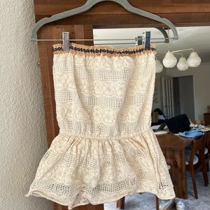 Crochet tube top from Anthropolgie